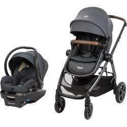 NEW Maxi-Cosi Zelia Max 5-in-1 Modular Travel System, Carraige mode, Reversible toddler seat, Use from birth, Mico infant car seat (included), Northern Grey