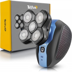 NEW Magnetic Head Shavers for Bald Men, Cordless & Comfort 5-in-1 Electric Razor - IPX7 Waterproof Wet/Dry Mens Grooming Kit - Easy Use Palm Shaver for a Smooth Bald Shave