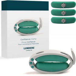 NEW Confidence Clamp by Lunderg - The Original Incontinence Clamp for Men with 3 Removable Top Pads (S, M & L) for Reliable Control and Everyday Confidence - Male Incontinence Products