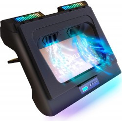 NEW KLIM Everest Laptop Cooling Pad - 14-17.3 in - Powerful Turbo-Fan 4300 RPM Laptop Cooler - Sealed Foam for Maximum Performance - Avoid Overheating and Protect Your Gaming Setup - New Version - Black