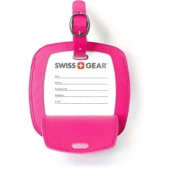 NEW  Swiss Gear Jumbo Pink Luggage Tag - Designed Extra-Large to Be Easily Spotted on Luggage Carousels
