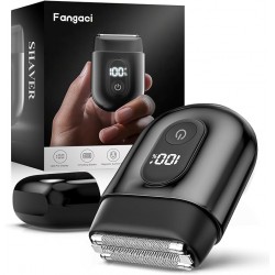 VERY LIGHTLY USED Electric Razor for Men, Mini Electric Foil Shavers, IPX7 Waterproof Wet Dry Face Razor, Portable Travel Electric Shaver, Led Display, USB Type-C Charging