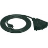 NEW Amazon Basics 16/3 Outdoor Extension Cord with 3 Outlets, Green, 8 Foot