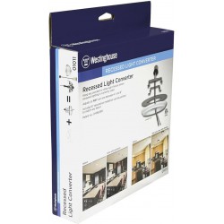 NEW Westinghouse Lighting 0101100 Recessed Light Converter, 1, Finished White