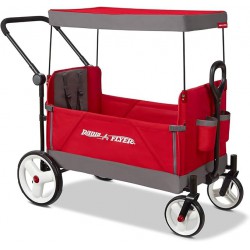 NEW Radio Flyer Convertible Stroll 'N Wagon, Red