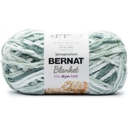 NEW Bernat Blanket Tie Dye-ish 300g - Mossy Hills - Ball Size: 300 g/10.5 oz, 201 m/220 yds
