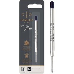 NEW Parker QuinkFlow Medium Tip Ball Pen Refill - Black
