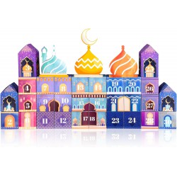 NEW DPKOW 30pcs Ramadan Gifts Boxes, DIY Ramadan Advent Calendar Ramadan Treats Boxes Eid Party Favor Boxes with 1-30 Stickers, Mosque-Shaped Ramadan Mubarak Gifts Boxes for Ramadan Countdown Calendar