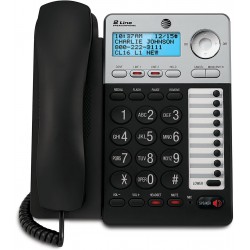 NEW AT&T 2-Line Corded Phone with Speakerphone, 18 number Speed Dial, 100 Name/Number Caller ID and Phonebook, Data Port (ML17929)