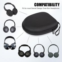 NEW Ginsco Universal Headphone Case Hard Shell Case for Over-Ear Headphones, Headset Case Compatible with JBL Tune 520BT 510BT 720BT 770NC Sony WH-CH 720N...