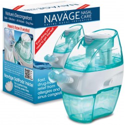 NEW Navage Nasal Care Saline Nasal Irrigation (Navage Nose Cleaner and 18 Saltpods)