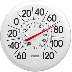 NEW SPRINGFIELD TAP90007, Big and Bold Thermometer