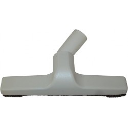 NEW Generic White 12 Inch Plastic Floor Brush with Horse Hair Bristles Tool Attachment Fits 1.25 Inch Vacuum Cleaner Wands, Wide Cleaning Path