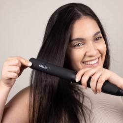 NEW L'ANGE HAIR Le Ceramique 1-Pass Flat Iron Hair Straightener | Fast Heating Ceramic Flat Iron | Best Hot Tools Hair Straightening Iron to lock in Moisture & Shine | Professional Hair Iron straightener