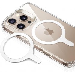 NEW ESR for MagSafe Ring, 2-Pack Magnetic Ring, Universal MagSafe Sticker Conversion Kit for iPhone 16e/16/15/14/13/12/11/X/8 Series, Android Samsung Galaxy S24/S23/S22/S21/S20, MagSafe Accessories, White