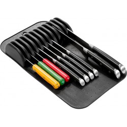 NEW Madesmart Antimicrobial Classic Large Knife Mat Soft-Grip, Non-Slip Drawer, Long-Lasting Home Organization, EPA Certified, PremiumCarbon