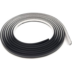 NEW 1.27CM X 10 FT  - BLACK InstaTrim The Original Flexible Trim Caulk Strip - Many Uses Including Caulking for Bathtubs, Sinks, Counters, Tile, Floors