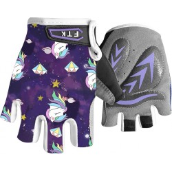 NEW SMALL Kids Junior Cycling Gloves Fingerless Outdoor Sport Road Mountain Bike, Fit Boy Girl Youth Age 2-10, Gel Padding Bicycle Half Finger Pair S M L XL