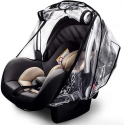 NEW Car Seat Rain Cover,Food Grade EVA,Universal Car Seat Rain,Waterproof, Windproof Protection,Protect from Dust Snow,Rain Cover Features Quick-Access Zipper Door and Side Ventilation