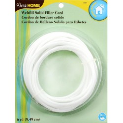 NEW Dritz 44211 Home Weltfill Solid Filler Cord, 5/32 x 6 yd