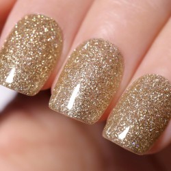 NEW 8ML S.FOCEN Glitter Gel Nail Polish LED UV Gel Polish Soak Off Nail Art Colors (GOLD GLITTER)