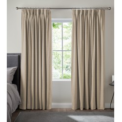NEW SET OF 2 JIUZHEN Taupe Curtains for Living Room -96 inches Long Thermal Insualted Room Darkening Rod Pocket Window Drapes Backdrops for Bedroom, Set of 2 with Tiebacks, 52W x 96L