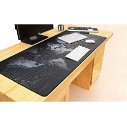NEW 15.8 X 29.5 Gaming mouse pad new world map big mouse pad player accessories XXL non-slip natural rubber PC computer keyboard desk pad
