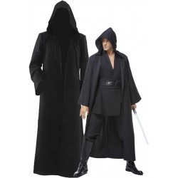 NEW XL AISION Adult Robe Costume Tunic Hooded Cloak Knight Robe Adult Friar Robe Halloween Multipurpose Long Sleeve