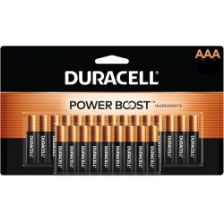 NEW 23/PACK Duracell Coppertop AAA Batteries with Power Boost Ingredients, Triple A Battery with Long-lasting Power, Alkaline AAA Battery for Household and Office Devices