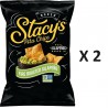 BBD: MARH/26/2024 - 2 BAGS Stacy's Fire Roasted Jalapeño Pita Chips - 208G EACH