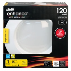 NEW Feit Enhance Bright White 5-6 in. W LED Dimmable Recessed Downlight 17.2 W