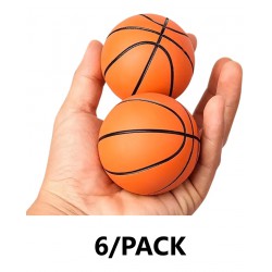 NEW 6/PACK Mini Basketball Sensory & Stress Fidget Toy