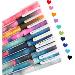 NEW 10/PACK Cute Colored Pens Galaxy