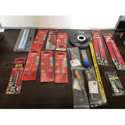 17 PIECE LOT - TOOL ACCESSORIES ITEMS