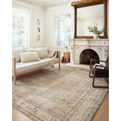 NEW Loloi II Margot Collection MAT-01 Antique/SAGE, Traditional 5'-0 x 7'-6 Area Rug