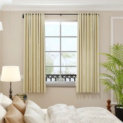 NEW ENJOYBASICS Blackout Curtain Rod for Windows 48 to 84, Wrap Around Curtain Rods for Bedroom, Living Room, Adjustable from 30 to 86 Inches, Matte Black