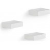NEW Umbra Showcase Floating Shelves (Set of 3), Gallery Style Display for Small Objects and More, White