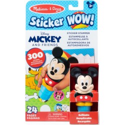 NEW Melissa & Doug Sticker WOW! Activity Pad & Sticker Stamper - Mickey