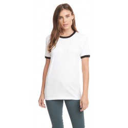 NEW 4XL SHEIN BASICS Contrast Trim Crew Neck T-Shirt
