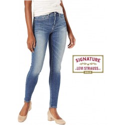 NEW SIZE 2 SHORT - 26W/28L - Signature by Levi Strauss & Co. Gold Label Womens Women's Totally Shaping Pull on Skinny Jeans