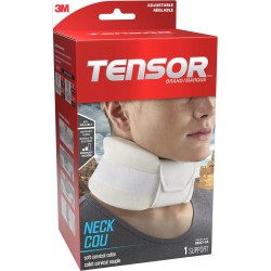 NEW Tensor Neck Cervical Collar, 209651-C, White, Adjustable, 1 Per Pack 1 count