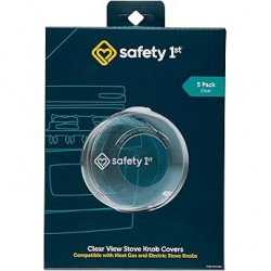 NEW Safety 1st Stove Knob Covers, Black, 5 Count (Pack of 1)