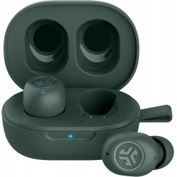 NEW JLab JBuds Mini True Wireless Bluetooth Earbuds + Charging Case - Sage - IP55 Sweat and Dust Proof - Bluetooth Multipoint - Be Aware Audio - 3 EQ Sound Settings - Crystal Clear Calls