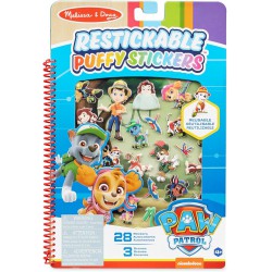 NEW Melissa & Doug PAW Patrol Restickable Puffy Stickers - Jungle (28 Reusable Stickers)
