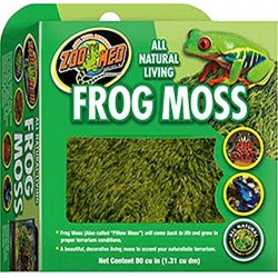 NEW Zoo Med Frog Moss, 80-Cubic Inch, L (Pack of 1)