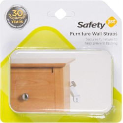 NEW 2/PACK Safety 1st Furniture Wall Straps