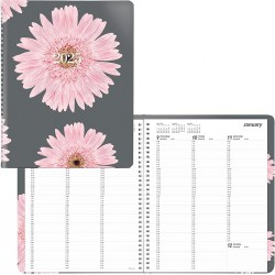NEW Brownline 2025 Pink Essential Weekly Planner, Appointment Book, 12 Months, January to December, Twin-Wire Binding, 11 x 8.5, Pink Daisy (CB950G.05-25)