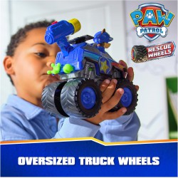 NEW PAW Patrol: Rescue Wheels Chase’s Cruiser, Toy Truck with Projectile Launcher and Collectible Action Figure, Kids Toys for Boys & Girls Ages 3 and up