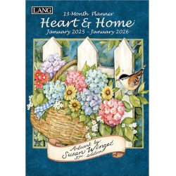 NEW Lang, Heart and Home by Susan Winget 2025 Monthly Planner