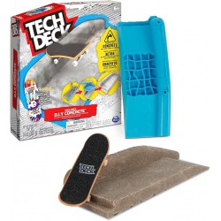 NEW Tech Deck DIY Concrete Reusable Modeling Playset with Exclusive Enjoi Fingerboard, Rail, Molds, Skatepark Kit, Kids Toy for Boys and Girls Ages 6 and up